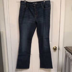 Old Navy Dark Blue Bootcut Jeans